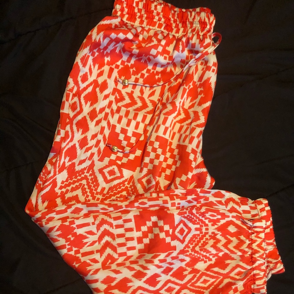 Polyester joggers